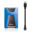 ADATA Durable HD650 1TB Kék [2.5"/USB3.0] thumbnail