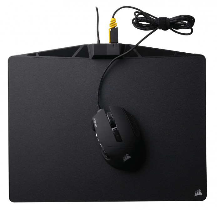 Corsair Gaming MM800 RGB Polaris FEKETE [ Led testreszabható világítás max. 15 zónás, 350 x 260 mm, 1,8m kábel PC