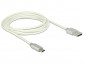 Delock 83917 USB-A apa - USB micro-B apa 2m - Fehér thumbnail