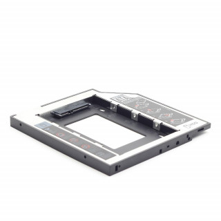 Gembird SSD/HDD beépítő keret SATA -> SATA (Notebook ODD helyére, 12.7mm) PC