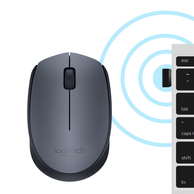 Logitech M170 Optical [Vez.nélküli] - Szürke PC