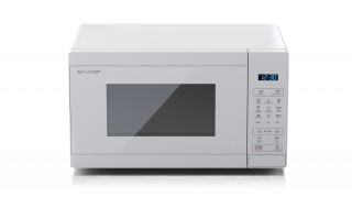 SHARP YC-MG02EC 20L, digitális, grilles mikrohullámú sütő FEHÉR Otthon
