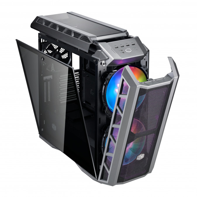 Cooler Master MasterCase H500P Mesh ARGB Midi Tower Szürke PC