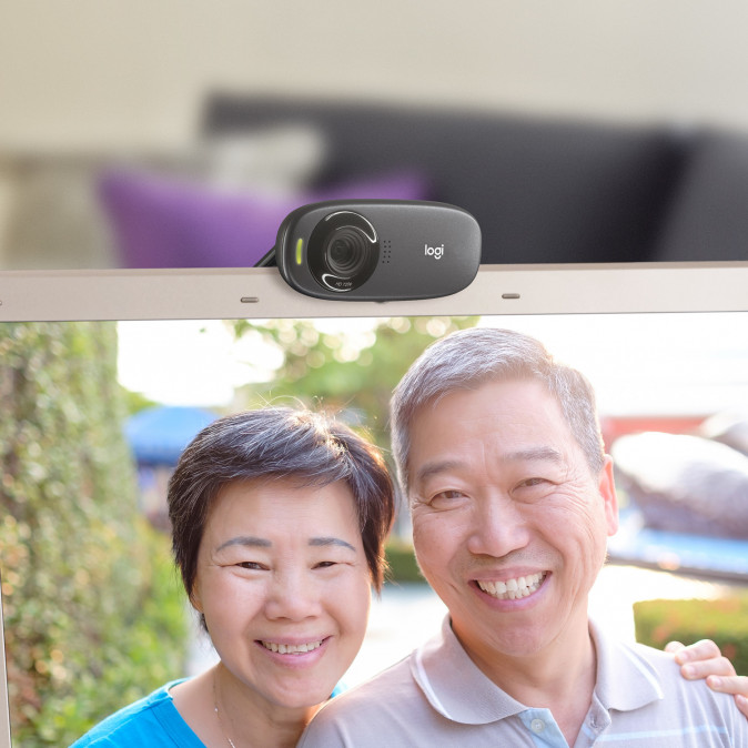 Logitech C310 720p mikrofonos fekete webkamera PC
