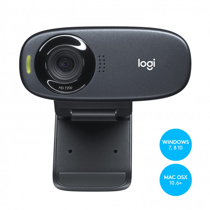 Logitech C310 720p mikrofonos fekete webkamera PC