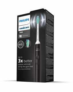 Philips Sonicare S3100 HX3671/14 elektromos fogkefe, fekete Otthon