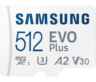 Samsung EVO Plus memóriakártya 512 GB MicroSDXC UHS-I Class 10 PC