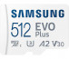 Samsung EVO Plus memóriakártya 512 GB MicroSDXC UHS-I Class 10 thumbnail
