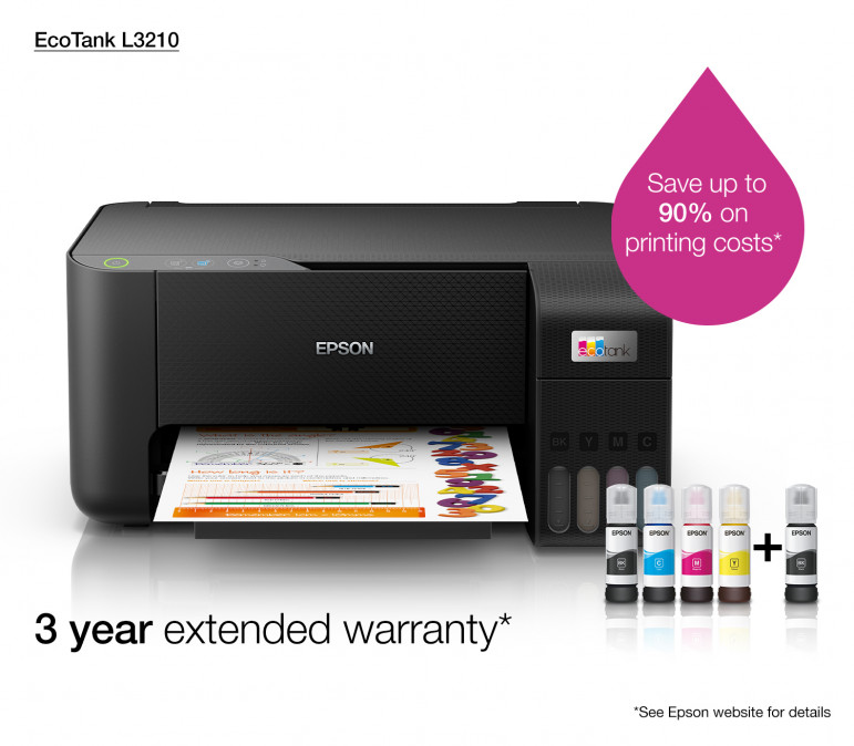 PRNT Epson L3210 Tintasugaras A4 5760 x 1440 DPI PC
