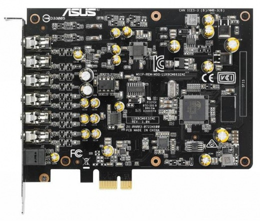 Asus XONAR_AE 7.1 PCIe gaming sound card with 192kHz/24-bit Hi-Res audio quality PC
