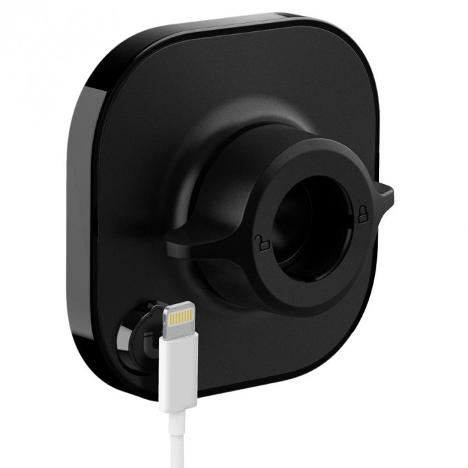 Spigen OneTap ITS35 Magsafe mágneses tapadókorongos autós tartó műszerfalra, fekete Mobil