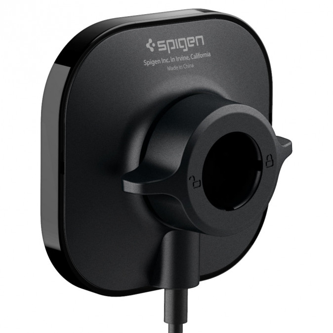 Spigen OneTap Pro ITS12W mágneses Magsafe autós tartó vezeték nélküli gyorstöltővel, szellőzőrácshoz Mobil