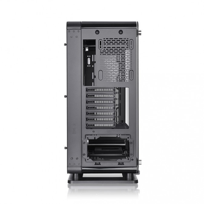 Thermaltake Core P6 Tempered Glass Mid Tower Midi Tower Fekete PC