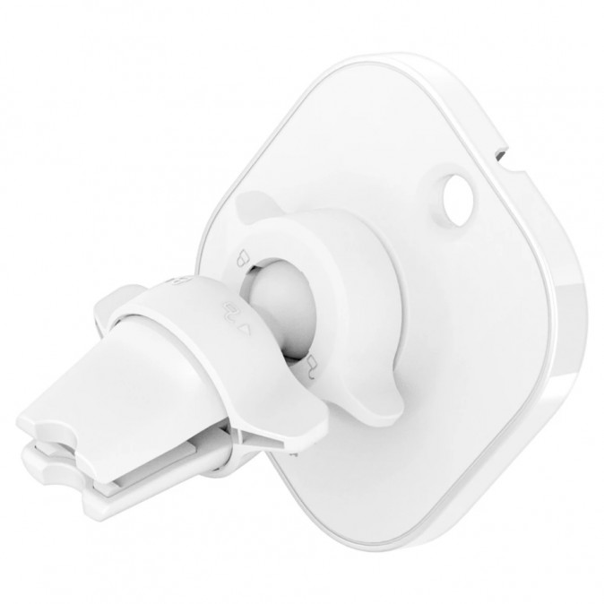 Spigen MagFit mágneses autós tartó MagSafe töltő kompatibilis, szellőzőrácsba, fehér Mobil