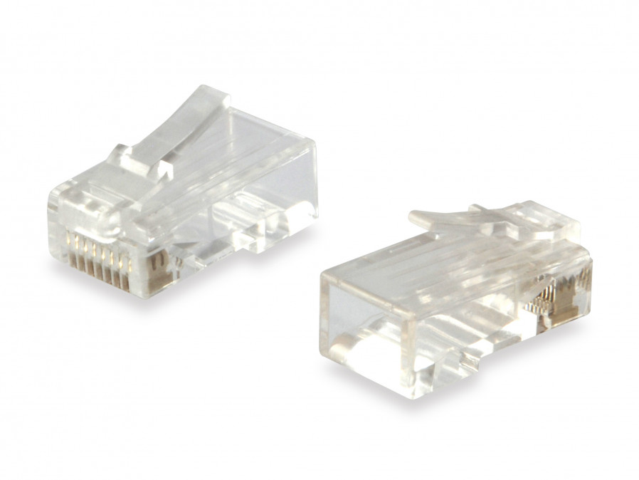 Equip 121144 vezeték csatlakozó RJ45 Átlátszó PC