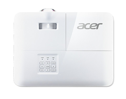 ACER DLP 3D Projektor S1286H, XGA, 3500lm, 20000/1, HDMI, short throw, fehér PC