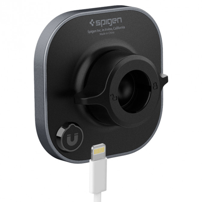 Spigen OneTap autós tartó műszerfalra, Tesla Model 3/Y/X (2021)/S (2021), Ford Mustang Mach E Mobil
