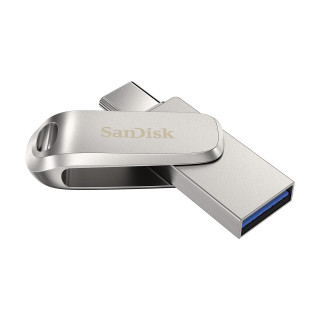 Sandisk Dual Drive Luxe, Type-C™, USB 3.1 Gen 1, 256GB, 150MB/s PC