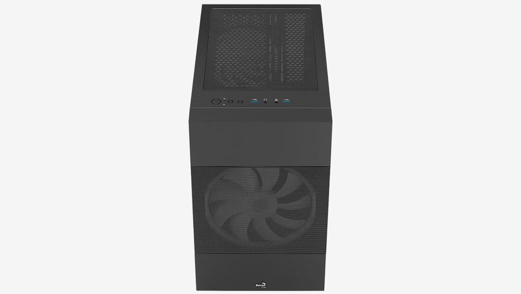 Aerocool Atomic Mini Tower Fekete PC