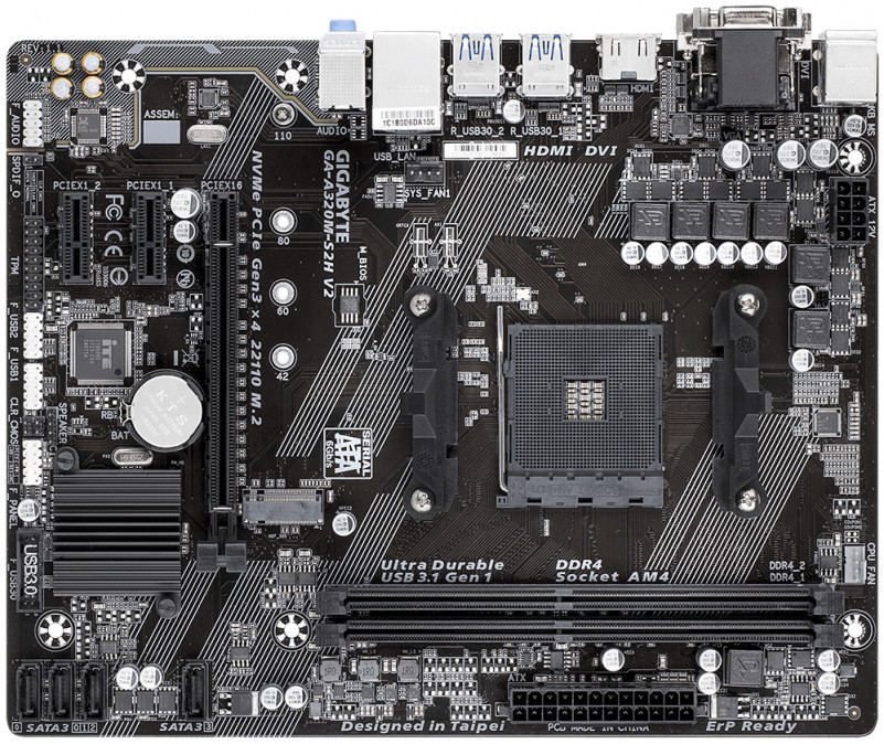 GIGABYTE GA-A320M-S2H V2 (AM4) PC