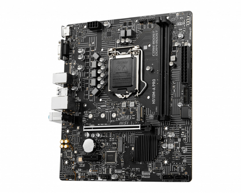 MSI H510M-A Pro Alaplap (7D22-009R) PC
