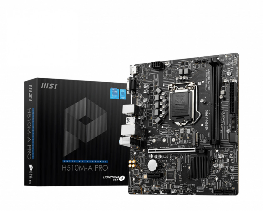 MSI H510M-A Pro Alaplap (7D22-009R) PC