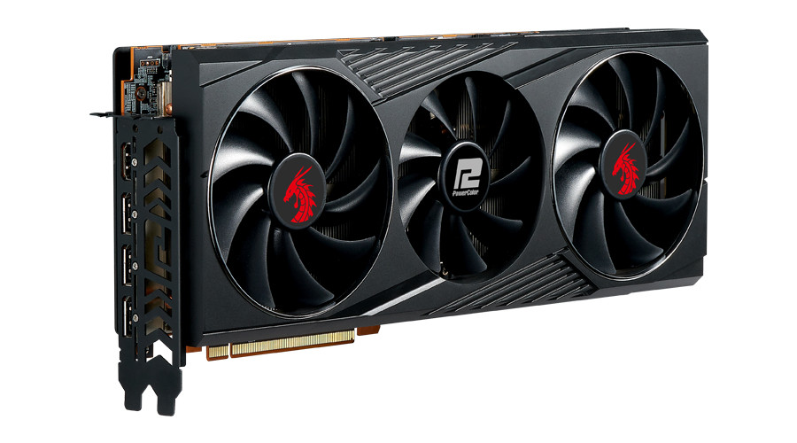 PowerColor Radeon RX 6800 XT Red Dragon, 16GB GDDR6 Videokártya (AXRX 6800XT 16GBD6-3DHR/OC) PC