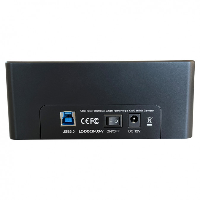 USB LC Power LC-DOCK-U3-V HDD dokkoló állomás PC