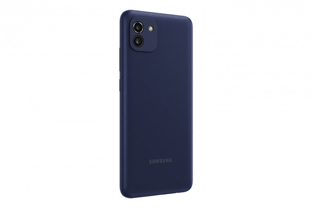 Samsung Galaxy A03 SM-A035G/DSN 16,5 cm (6.5") Kettős SIM Android 11 4G Mini-USB B 64 GB 5000 mAh Kék Mobil