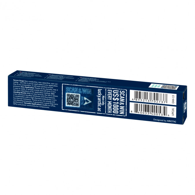 Arctic MX-5 hőpaszta 4g (ACTCP00045A) PC