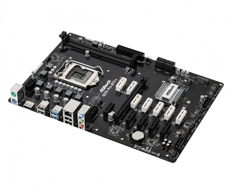 Asrock Q270 Pro BTC+ alaplap (1151) PC