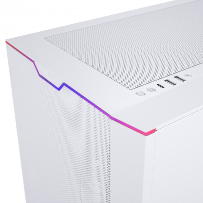 PHANTEKS Eclipse G500A D-RGB ATX Edzett üveg Fehér PC