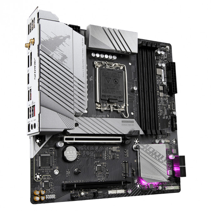 Gigabyte LGA1700 B760M AORUS ELITE AX alaplap PC