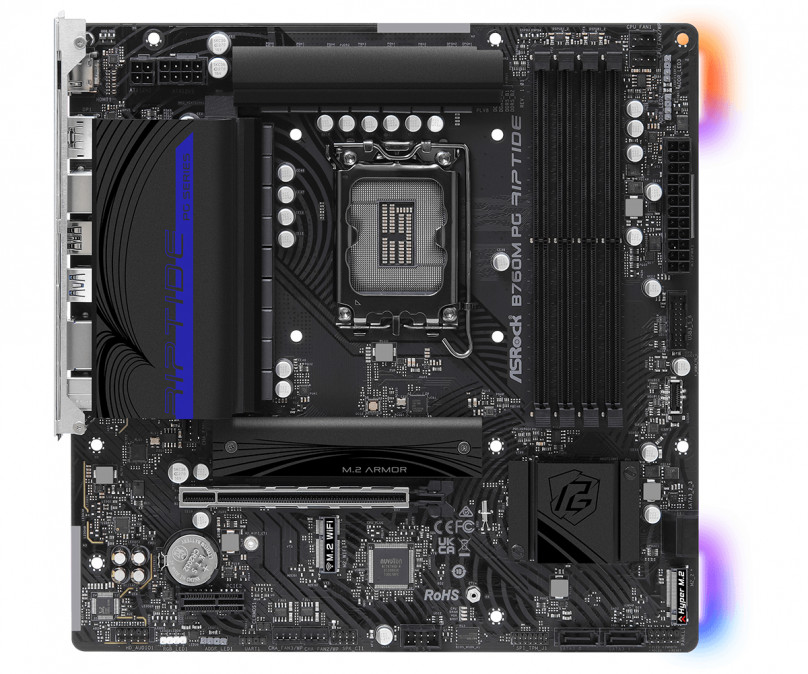 ASRock LGA1700 B760M PG RIPTIDE alaplap PC