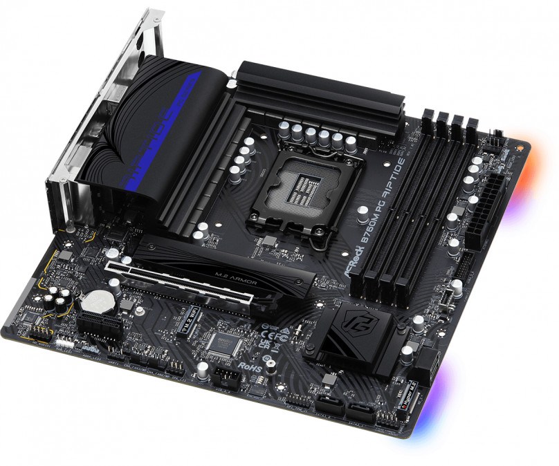 ASRock LGA1700 B760M PG RIPTIDE alaplap PC