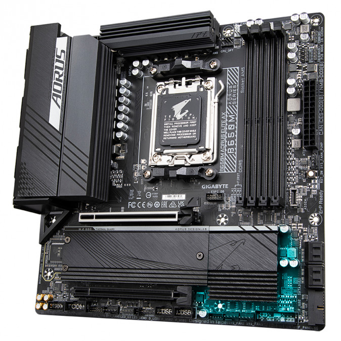 Gigabyte sAM5 B650M AORUS ELITE AX alaplap PC