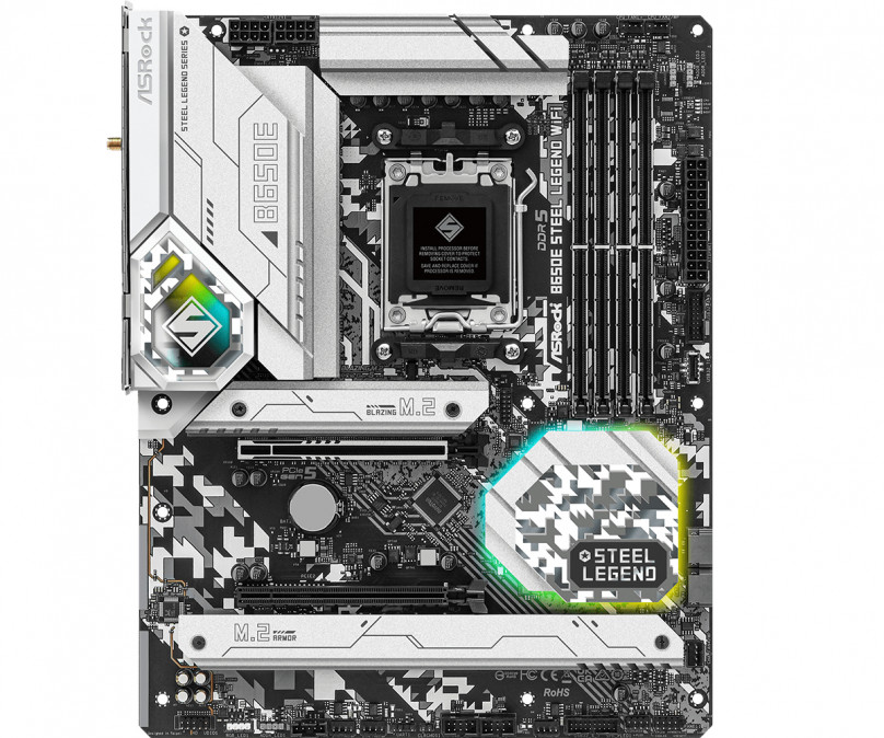 ASRock sAM5 B650E STEEL LEGEND WIFI alaplap PC