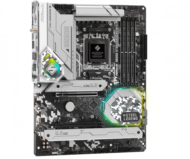 ASRock sAM5 B650E STEEL LEGEND WIFI alaplap PC