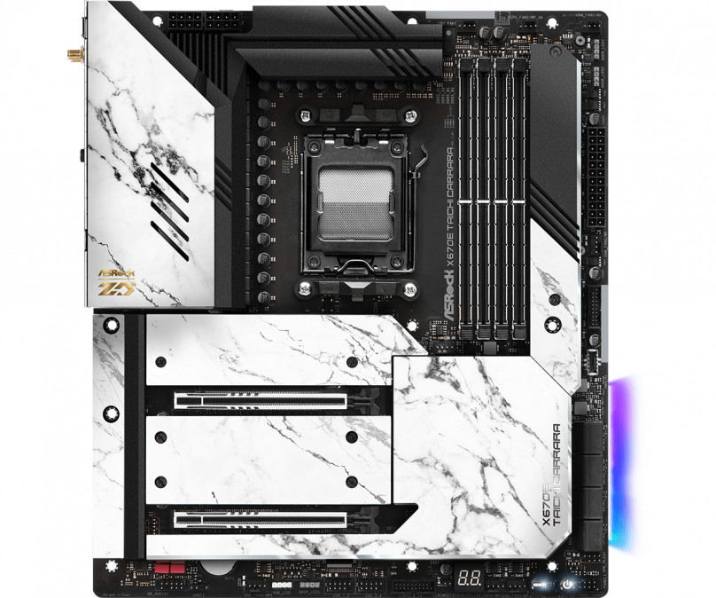 ASRock sAM5 X670E TAICHI CARRARA alaplap PC