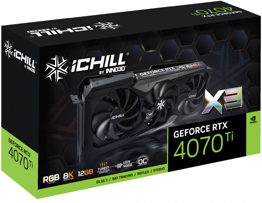 Inno3D GeForce RTX 4070 TI 12GB DDR6X iChill X3 PC