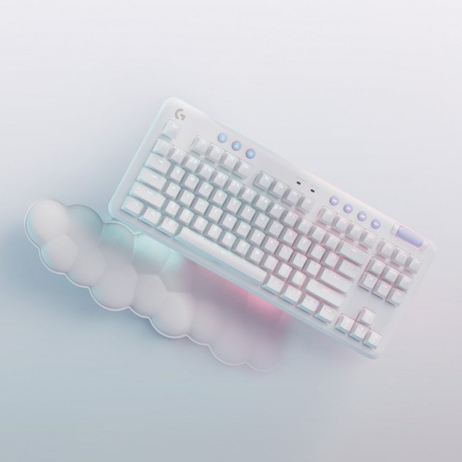 Logitech G715 UK Linear vezeték nélküli fehér gamer billentyűzet PC