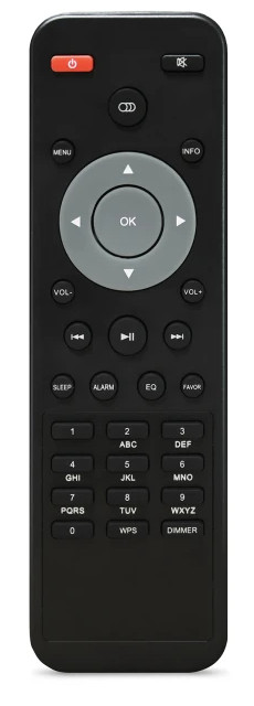 Sharp DR-I470 BR Pro Internet/DAB+ Radio (Barna) Audio