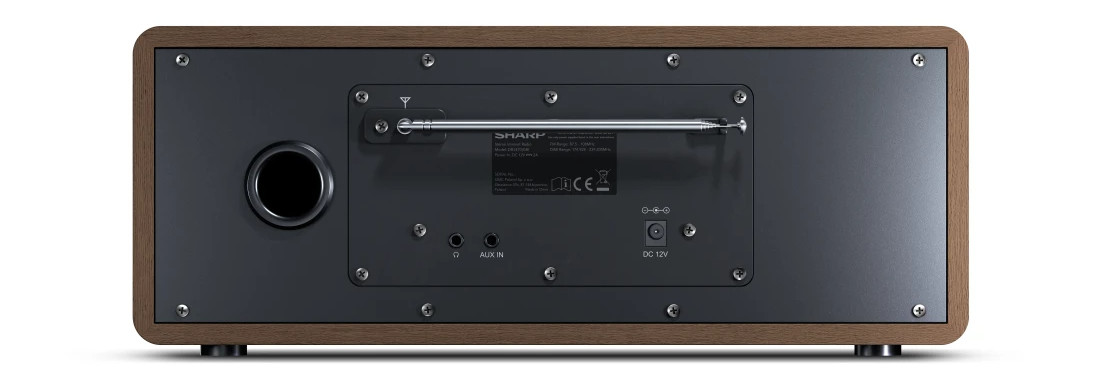Sharp DR-I470 BR Pro Internet/DAB+ Radio (Barna) Audio