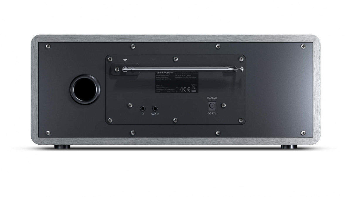 SHARP DR-I470 GR PRO INTERNET/DAB+ Rádió - Szürke Audio