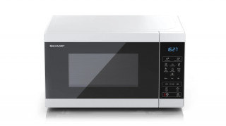 Sharp YC-MS02EW mikrohullámú sütő fekete/fehér Otthon