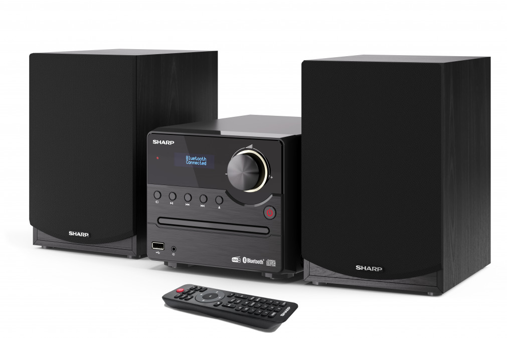 Sharp XL-B517D(BK) Mini Hifi - Fekete PC