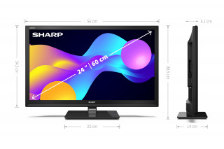 SHARP 24EE3E HD SMART LED TV TV
