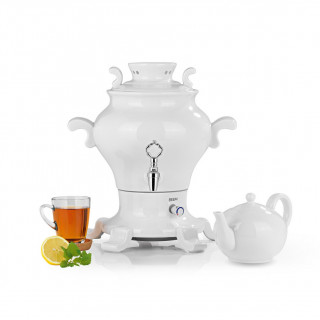 Beem Samovar Odette Blanc 5l 1800W Fehér Porcelán - Teafőző Otthon