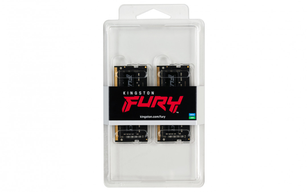Kingston 16GB DDR4 2666MHz Kit(2x8GB) SODIMM Fury Impact Black PC