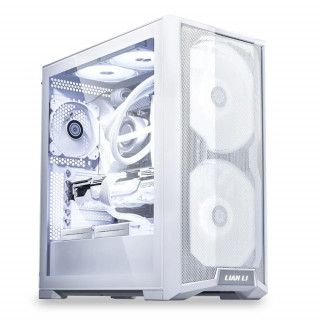 Számítógépház Lian Li LANCOOL 215 ARGB ATX Fehér Edzett üveg PC